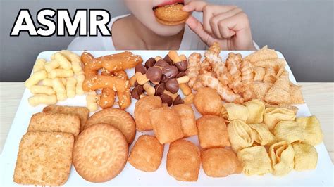 Asmr 과자 먹방 Snacks Eating Sound Mukbang Youtube