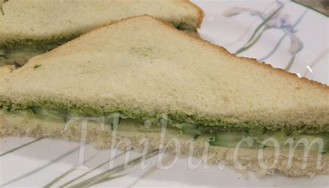 Cucumber & Mint Chutney Sandwich - Thibu Times