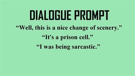 Dialogue Prompt Writing Writing Dialogue Prompts Creative Writing