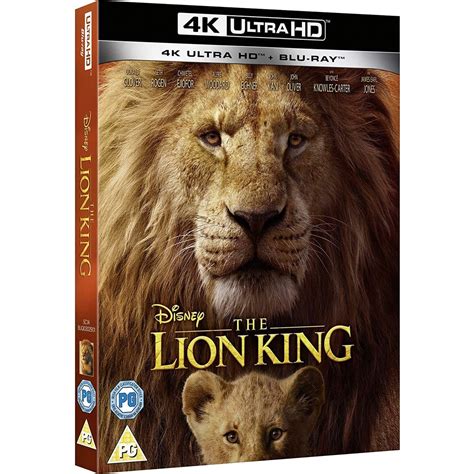 Disneys The Lion King 4k Ultra Hd Blu Ray 2 Discs Slipcover Shopee