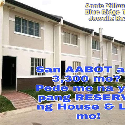 Pre Selling Townhouse Bare Type For Sale Thru Pag Ibig In Lipa House