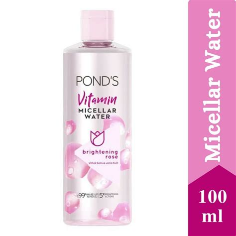 Jual Ponds Vitamin Micellar Water Brightening Rose Ml Shopee