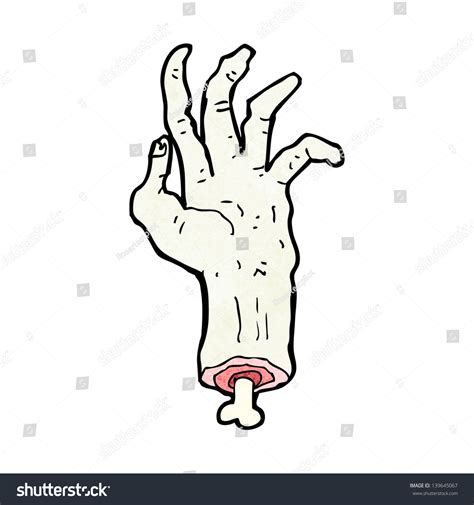 Gross Severed Hand Cartoon Stock Illustration 139645067 Shutterstock