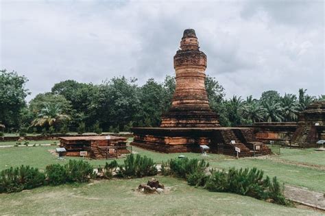 Mahligai And Palangka Temple Part Of Muara Takus From Riau Province