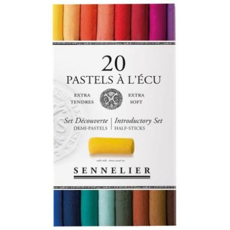 Boite Carton Demi Pastels Ecu Sennelier Pastels Tendres