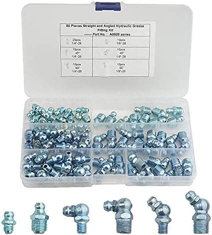 Amazon Wmycongcong Pcs Hydraulic Zerk Grease Fitting Assortment