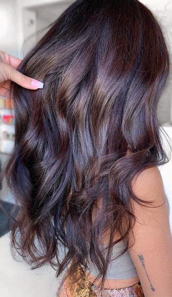 Decadent Chocolate Cherry Hair Colour Ideas Chocolate Cherry Lowlights