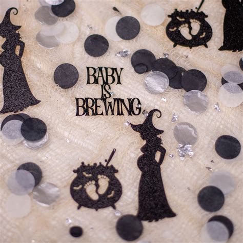 A Baby Is Brewing Halloween Baby Shower Baby Shower Table Etsy