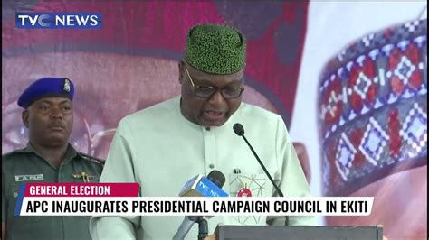 Apc Inaugurates Presidential Campaign Council In Ekiti Youtube