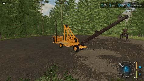 OLD LOGGING CRANE V1.0 – FS22 mod