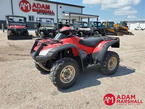 Honda Trx Fa Atv Gasoline Adam Marshall Land Auction Llc