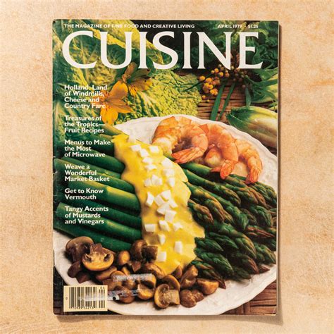 Cuisine Magazine April 1979 The Culinary Cellar