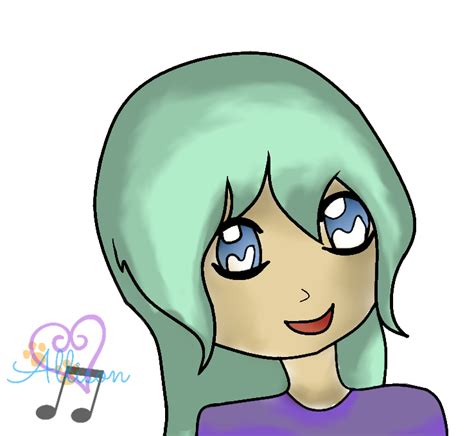 Teal Haired Anime Girl by AlwaysWillWrite4Life on DeviantArt