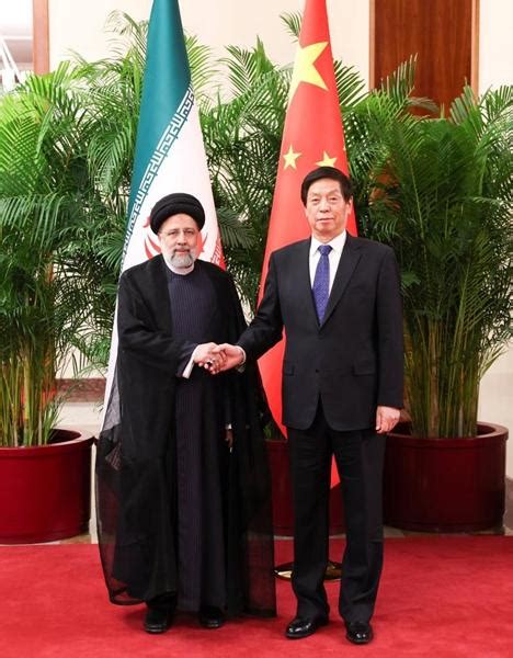 China S Top Legislator Meets Iranian President China Org Cn