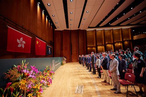 Hku Holds Flag Raising Ceremony To Celebrate The Rd Anniversary Of