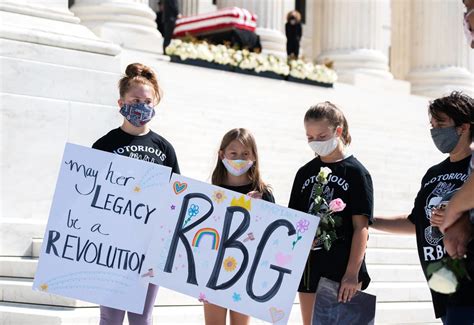 These Photos Of Kids Saying Goodbye To Rbg Are Breaking My Heart Kazpost