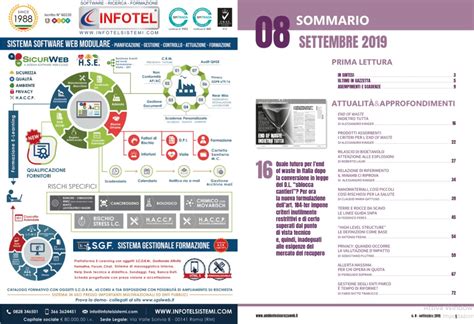 Ambiente E Sicurezza N Settembre Sgsl Sicurweb Hse Rspp Ehs