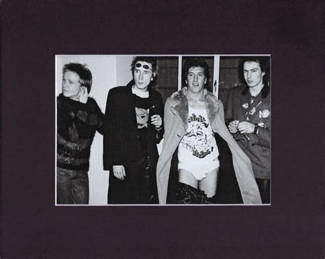 X Matted Print Photo Picture New Wave Punk Band The Sex Pistols