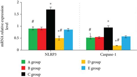 Levels Of Nlrp And Caspase Proteins A The Protein Expression