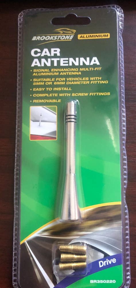 Cm Chrome Car Aerial Bee Sting Mast Antenna Ariel Arial Mini Radio