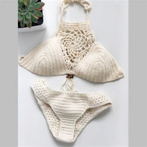 Crochet Bikini Bottom Pdf Pattern Desert Cheeky Bikini Etsy