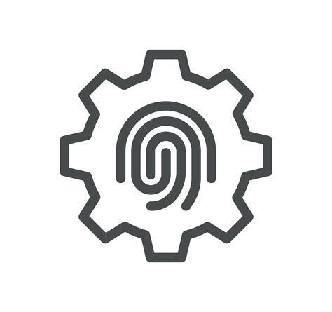 Biometric related icon outline and linear vector. 24233544 Vector Art ...