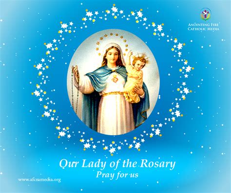 Catholic Feasts Feast Of Our Lady Of The Rosary