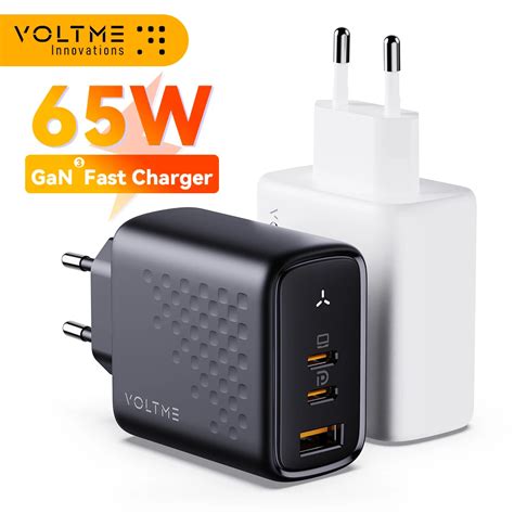 Voltme Usb Charger W Gan Charger For Macbook Tablet Fast Charging For