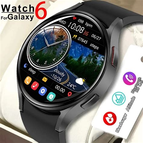 Novo Para Galaxy Watch Amoled Smart Men Glicose Sangu Nea