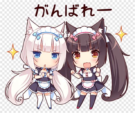 Nekopara Chibi Anime Catgirl Sugar Sugar Rune Chibi Mammal Manga Png