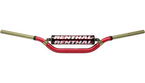 Renthal Twinwall Handlebars Red Cr High Aomc Mx