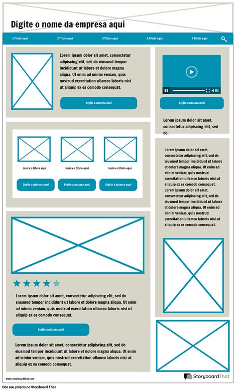 Modelo Corporativo Wireframe Vs Mock Up Storyboard