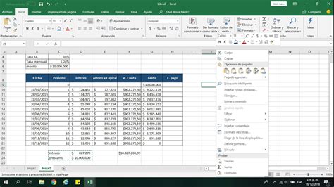 Tabla De Amortizacion Excel