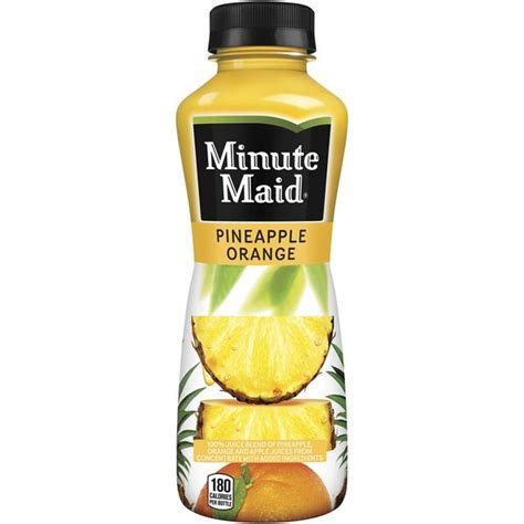 Minute Maid Pineapple Orange Juice Bottle 12 Oz Instacart