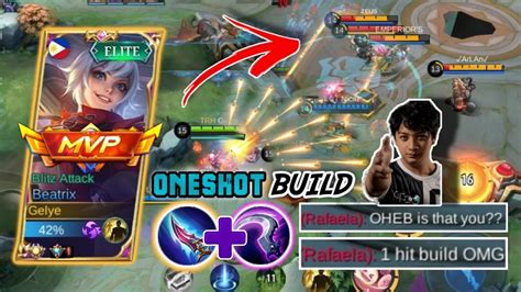 Oheb Thankyou For Using 1hit Build On M3 One Shot Build Beatrix Youtube