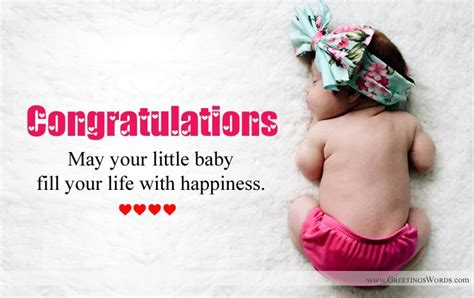 New Baby Wishes & New Born Congratulations Messages