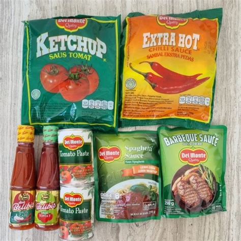 Jual DEL MONTE Extra Hot Chili Sachet Saus Sambal Saus Tomat Sachet