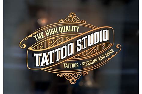 Tattoo Shop Logo Font Bigs Chronicle Miniaturas