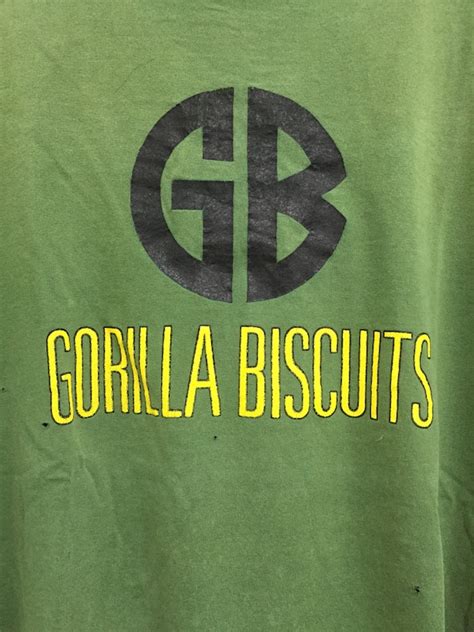 Rare!!! Vintage gorilla biscuits band shirt large siz… - Gem