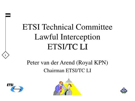 Ppt Etsi Technical Committee Lawful Interception Etsi Tc Li