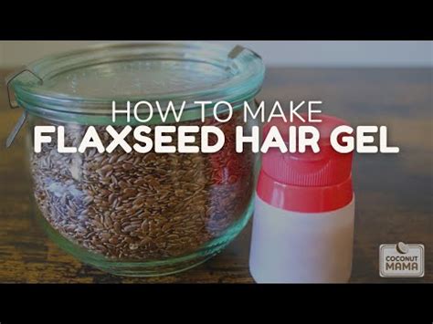 How To Make Flaxseed Hair Gel Easy Natural Hair Gel The Coconut Mama