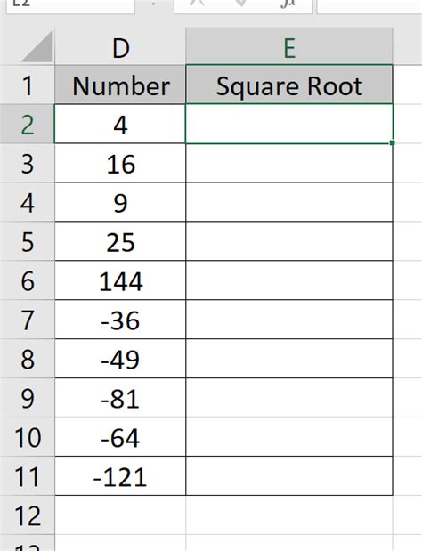 How To Square Root A Number In Excel Spreadcheaters