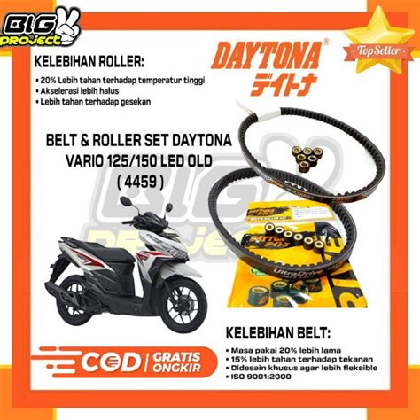 Jual V BELT VANBELT ROLLER SET DAYTONA VARIO 125 150 LED OLD VANBELT