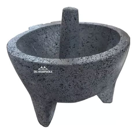 Molcajete Piedra Volc Nica Xg Pulgadas Liso Meses Sin Inter S