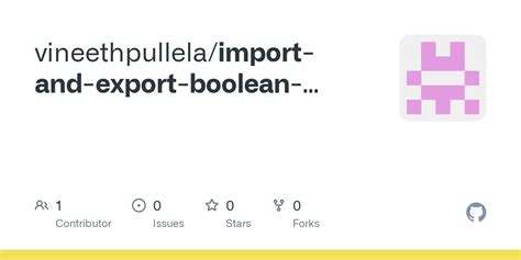 GitHub - vineethpullela/import-and-export-boolean-using-js-syntax