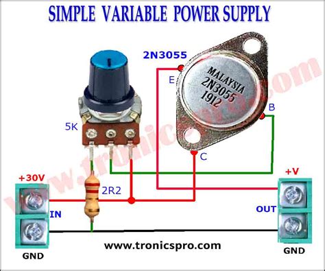 Variable Power Supply Circuit