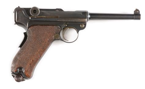 Lot Detail C DWM 1906 COMMERCIAL LUGER SEMI AUTOMATIC PISTOL