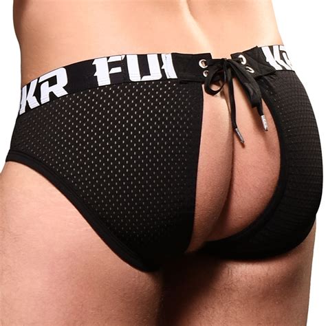 Andrew Christian Slip Almost Naked Fukr Mesh Noir Inderwear