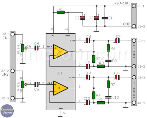 Amplificador Estéreo con TDA2005 4 8 watts Amplificador