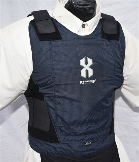 New Large Aba Safariland Iiia Lo Vis Concealable Body Armor Bulletproof Vest Ebay